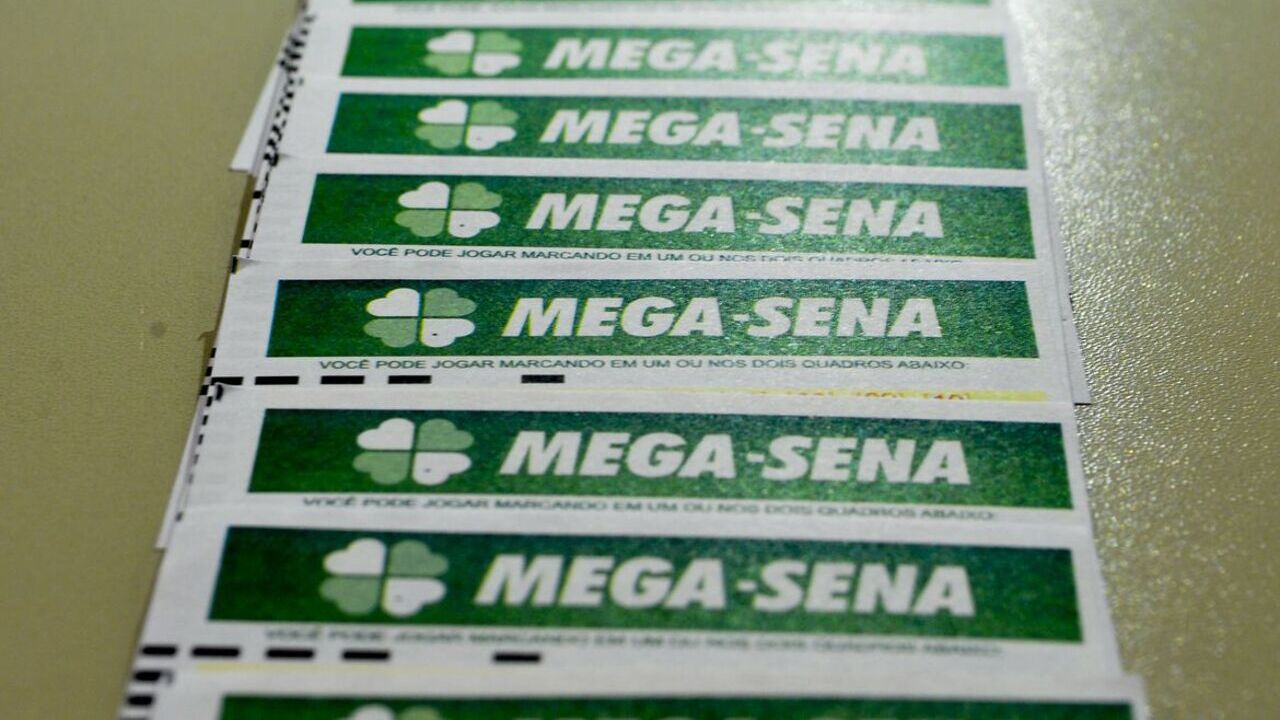 Bilhetes de aposta da mega-sena