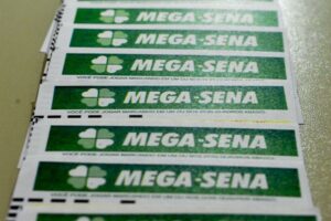 Bilhetes de aposta da mega-sena