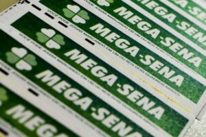 Bilhetes de aposta da mega-sena