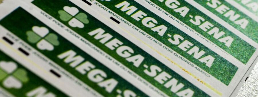 Bilhetes de aposta da mega-sena