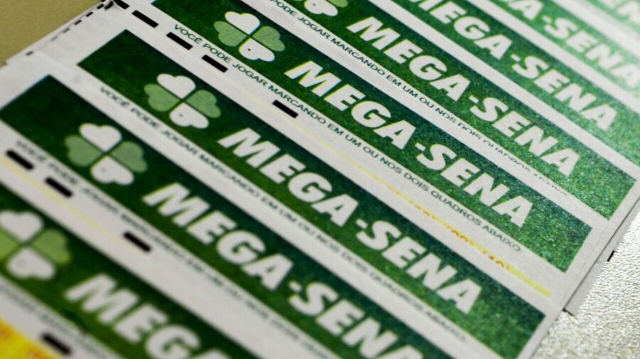 Bilhetes de aposta da mega-sena