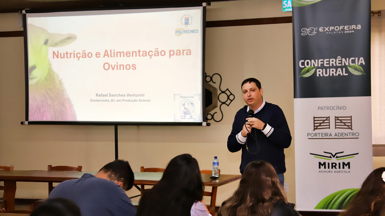 Seminário de ovinocultura abre as atividades técnicas da 98ª Expofeira de Pelotas